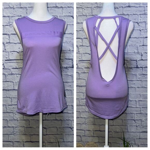 GOLD'S GYM purple tank top athletic active wear XS - Picture 1 of 11